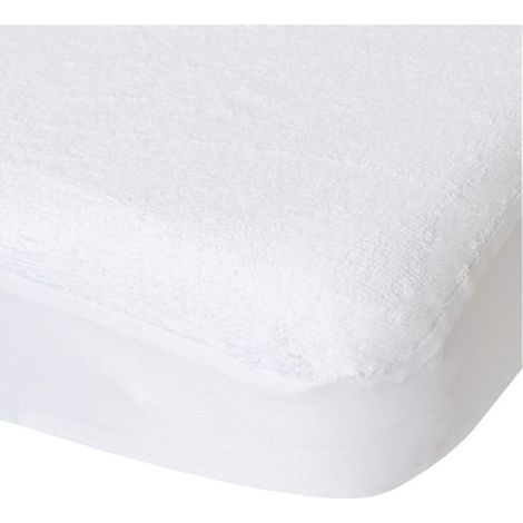 Protège matelas bébé imperméable Blanc 60x120 cm