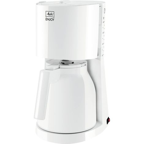 MELITTA 1017-05 Cafetiere filtre avec verseuse isotherme Enjoy II Therm - Blanc (1/3)