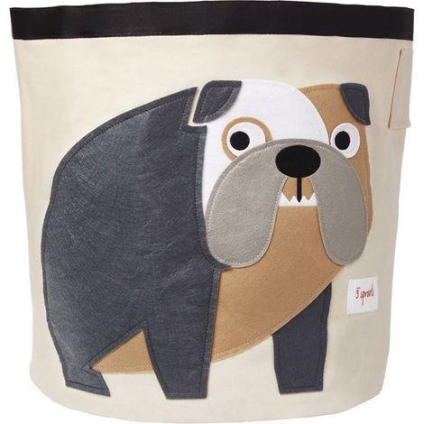 Filiyano – Sac à jouets 3 Sprouts - Bulldog - ÉLÉMENT POUR ENFANTS Gris (1/3)