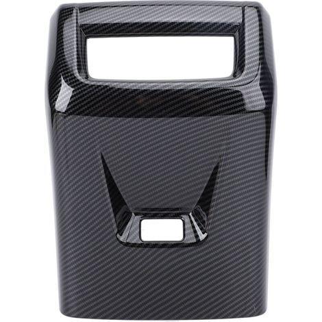 Cubierta de salida de ventilación trasera de fibra de carbono adhesiva para embellecedores de coche, repuesto para Isuzu D-Max (1/5)