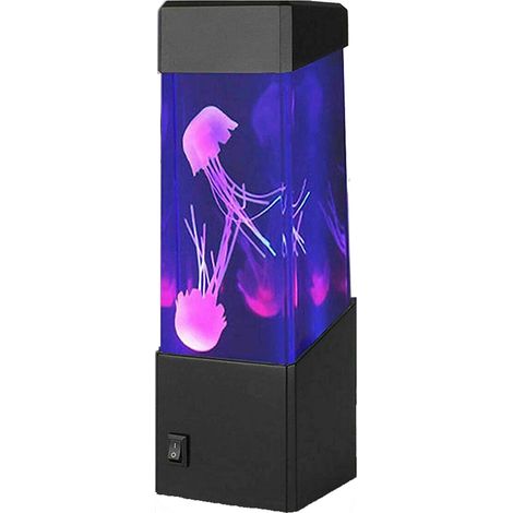 Lampe d'aquarium à méduses colorées, aquarium électronique simulant des poissons (1/5)