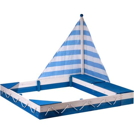 Sandkastenschiff Maritime Blau und Weiß dobar (1/5)