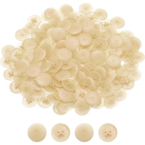 108 Pièces 17mm Cache-Écrou à Vis en Plastique Érable Élégant (1/5)