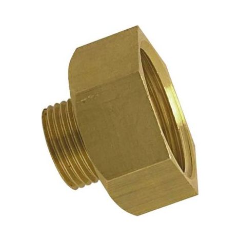 Boutt 2111983 - Raccordo di riduzione con attacco femmina 20 x 27 su maschio 15 x 21, in ottone