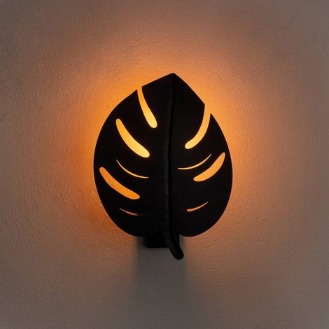 Applique murale Black - Métal noir - Style contemporain - Design élégant (1/5)