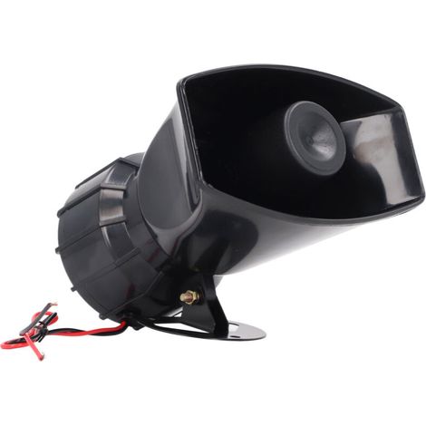 Haut-parleur sirène 130db, klaxon d'alarme haute puissance 60W, dispositif d'avertissement intérieur et extérieur pour système de sécurité, DC12V (1/5)