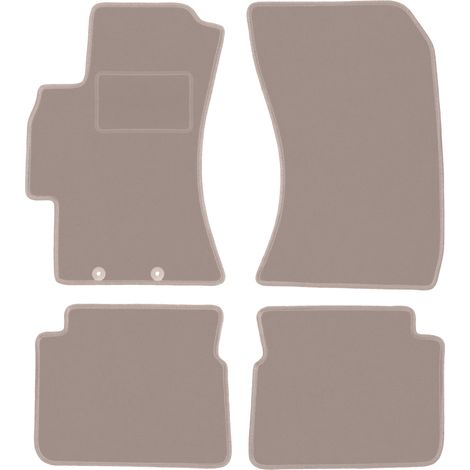 Tappetini auto in velluto per: Subaru Forester III SUV (2008-2013) beige (1/5)