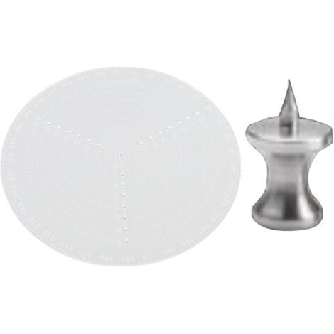 Compas de centrage rond 8 pouces, outil de dessin et de tournage sur bois, accessoire pour le travail du bois (1/5)