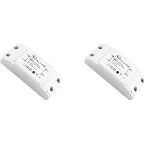 interrupteurs intelligents Tuya pour la maison connectée, avec commande à distance sans fil, minuterie et module relais sans fil. (1/5)