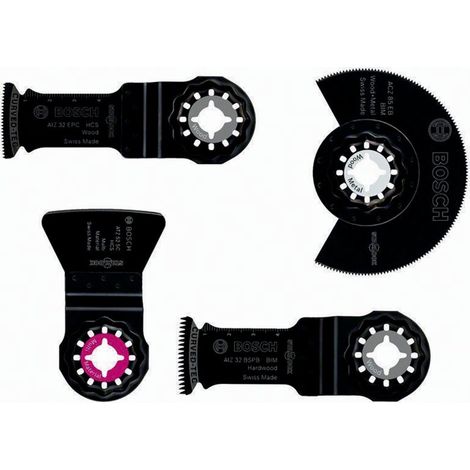 Bosch Boden und Installations Set, Multitool-Sägeblätter, 4-tlg. (1/2)