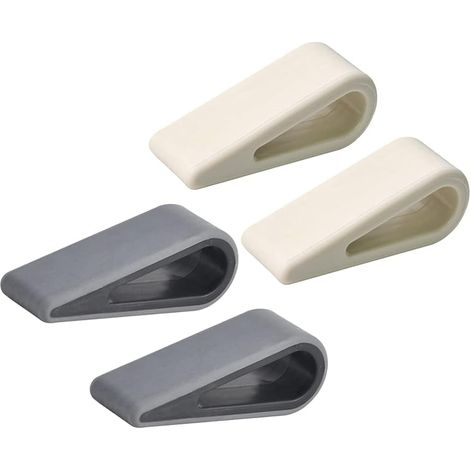 Support Surélevé pour Ordinateur Portable Angle 4pcs en Plastique et Silicone, Portable et Ventilé pour Bureau et Refroidissement (1/5)