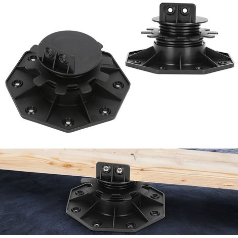SWANEW Piede d'appoggio 30-60 mm 10 pezzo per terrazza a piastrelle o pavimento