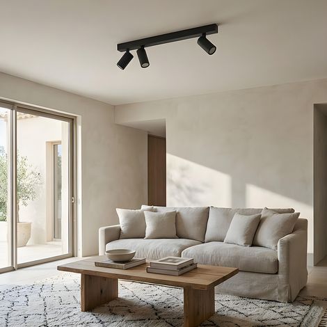 LedsC4 Simply - Proiettore LED 24W e 952lm. Diametro 11.5cm. Struttura in Alluminio. Colore Nero