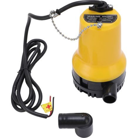 12V DC Bilge Pump, 1110 GPH, 45W, Waterproof, for Swimming Pools, Ponds and Gardens – Model BL-2512S (1/5)