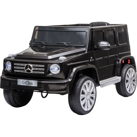 Auto elettrica per bambini con telecomando e guida 107 x 64 x 54 cm ruote larghe design realista contemporaneo in PP nero 210000469