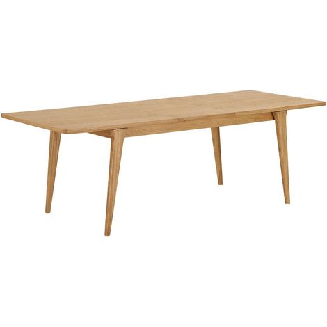 Karna Esstisch 180, 230cm inkl. 1 Einlegeplatte Echtholzfurnier.