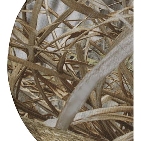 Seau de 3,8 litres avec siège, coussin pivotant à 360° et couvercle rembourré confortable, idéal pour le jardinage et le camping (motif camouflage roseau). (1/5)