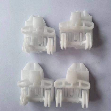 Suitable for Volkswagen Passat car windows, driver and passenger side clip sliders + wire wheel clips (1/4)