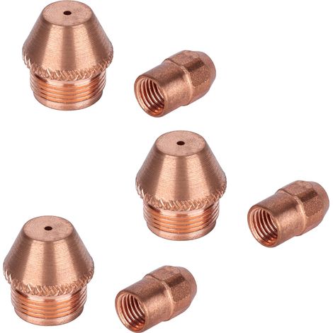 Ensemble de 10 pièces de rechange pour torche plasma, embouts d'électrodes et accessoires de buse pour la torche TZ-100 (1/5)