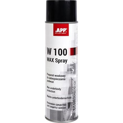 Préparation en cire - Anticorrosive - Pour châssis - Voiture, bus, camion - APP W100 WAX Spray - 500ml