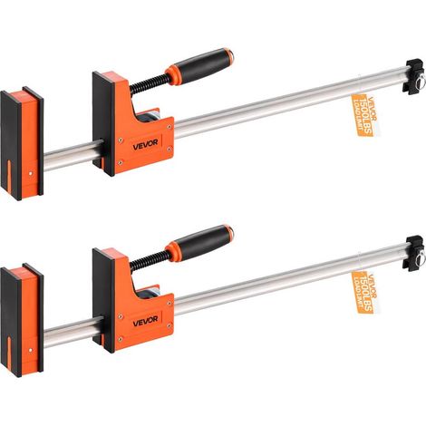 76,2 cm serre-joints parallèles 2 pièces, pince écarteur en F 680 kg pour menuiserie et métallurgie (1/5)