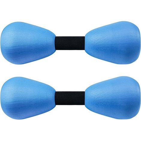 Aqua-Kurzhanteln, Set aus 2 Stück, blau, für Wassergymnastik (1/5)