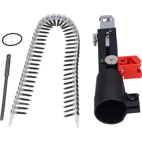 Adaptateur Universel pour Pistolet à Clous, Embout Réglable pour Perceuse avec Clous en Chaîne Inclus