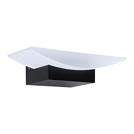 Applique Minimal Metrass Alluminio Nero 1 Luce Led Integrato 5,6W (1/4)