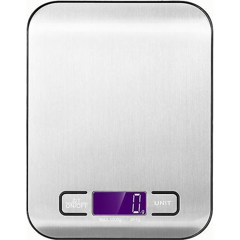 balance De Cuisine Lectronique De Haute Prcision En Acier Inoxydable 5kg/1g Balance De Poche Alimentaire (1/5)