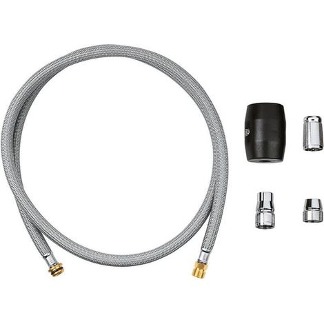 Rubinetto da cucina flessibile con doccetta estraibile, compatibile con i più recenti modelli di rubinetteria Grohe, in nylon intrecciato, 48293000