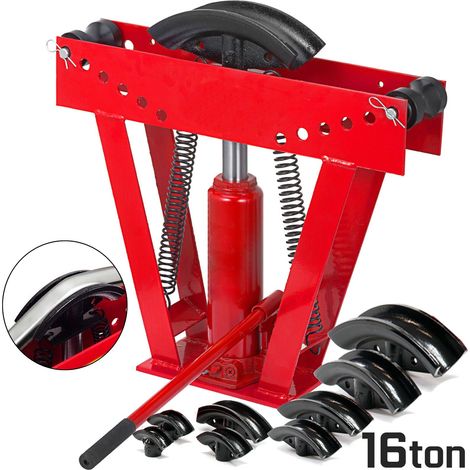 DOBLADORA DE TUBOS HIDRAULICO 16 TONELADAS CON 8 ADAPTADORES