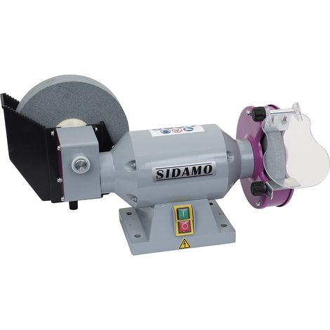 Sidamo – Touret à meuler 150mm 350W – Vitesse 2800 tr/min – Monophasé 230V – Pour meule A 36 R et A 80 – 20113503