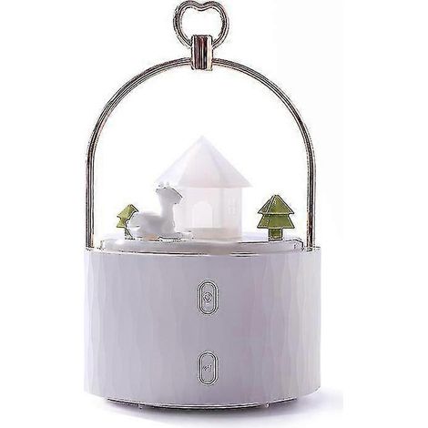 Veilleuse Bb Projecteur Ciel Etoile, Veilleuse Musicale Et Lumineuse, Lampe Veilleuse Enfant 360rotation - Blanc (1/4)