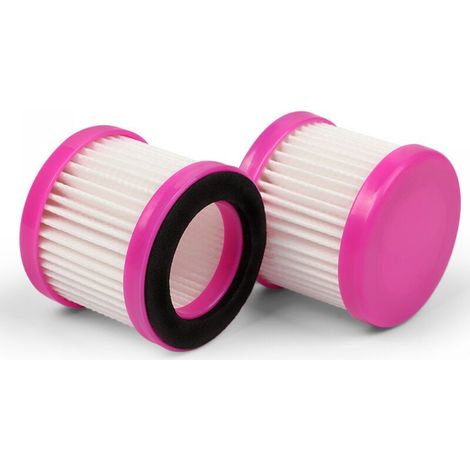 Ahlsen Staubsaugerzubehör Filterelement D-607/602/602A/608 Hypa-Filterelement, 2 Stück, rosa