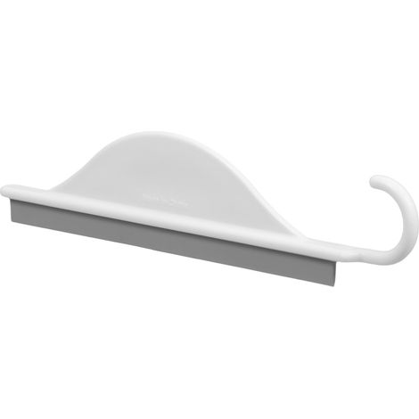 Raclette à vitres en silicone avec réservoir d'eau, outil de nettoyage de miroirs, raclette de salle de bain