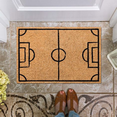 Tapis De Seuil - Tapis D'Entrée Antidérapant En Caoutchouc Et Fibres Synthétiques - Pour Porte D'Extérieur Ou D'Intérieur - 1 Pièce (1/5)