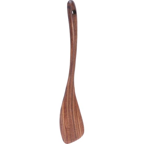 Spatule en bois, pelle à poêle antiadhésive à long manche, accessoires de cuisine