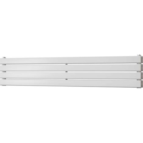 Typhoon Axis - White Horizontal Radiator H272mm x W1400mm Double Panel