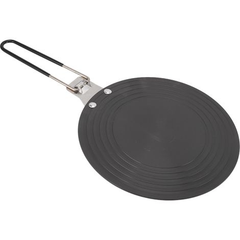 Plaque de diffusion de chaleur pour cuisinière à gaz, transfert de chaleur efficace, portable, en alliage d'aluminium, pour la cuisine, diamètre 28 cm/11,02 pouces. (1/5)