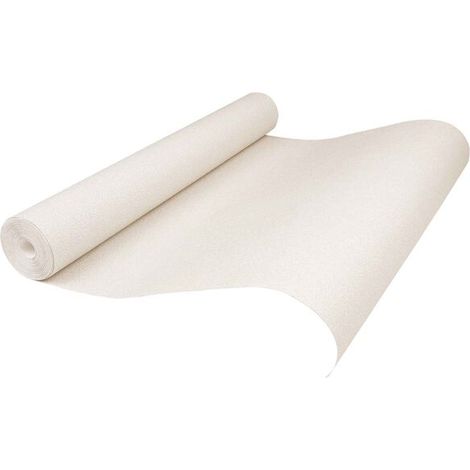 Papier peint beige à rayures 3D uni, 10 x 0,53 mètres, tissu intissé. (1/5)