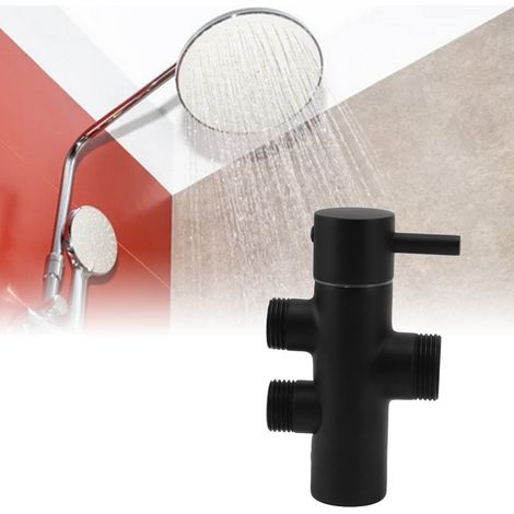 Le collecteur peut être fixé au mur  il s'agit d'un régulateur d'eau chaude et froide entièrement en cuivre, faisant également office de vanne de toilette. (1/5)