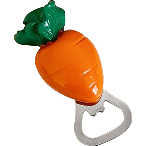 Magnetischer Flaschenöffner mit Cartoon-Motiv, Kühlschrankmagnet, Bieröffner, Dekoration, Küchenhelfer, Barzubehör, Karotte (1/5)