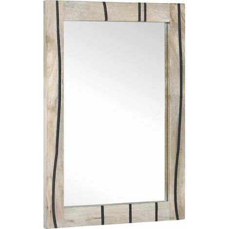 Miroir de salle de bain-Miroir de maquillage Marron 50 x 2,5 x 70 cm 535450 (1/5)