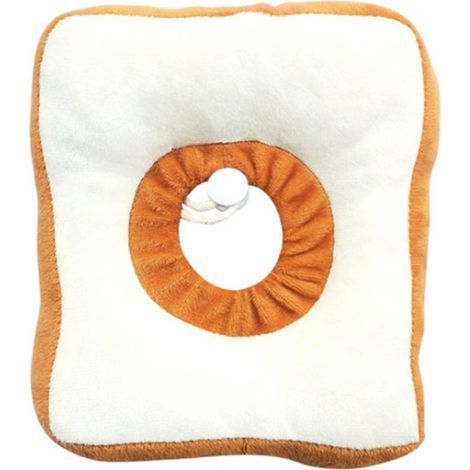 Collier post-opératoire rigide et léger en forme de tranche de pain grillé (toast), amusant et fonctionnel, taille L (1/5)