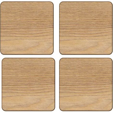 Creative Tops Oak Veneer Pack Of 4 Coasters (1/3)
