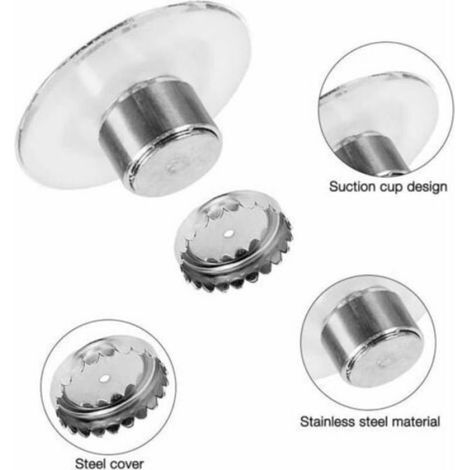 Porte-Savon Magnétique - Ventouse Puissante Pour Surfaces Lisses - Sans Perçage - Lot De 6 (1/5)