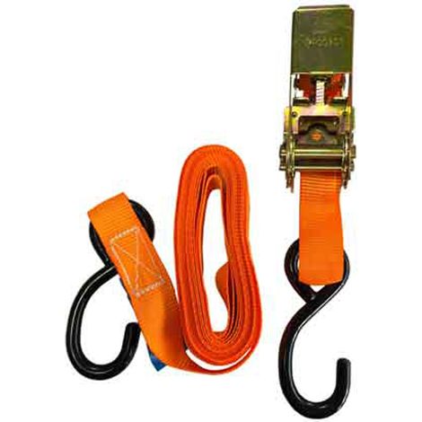 CINGHIA ANCORAGGIO TENDITORE CON MINI CRICCHETTO 25mmx4m GANCIO AD ANELLO