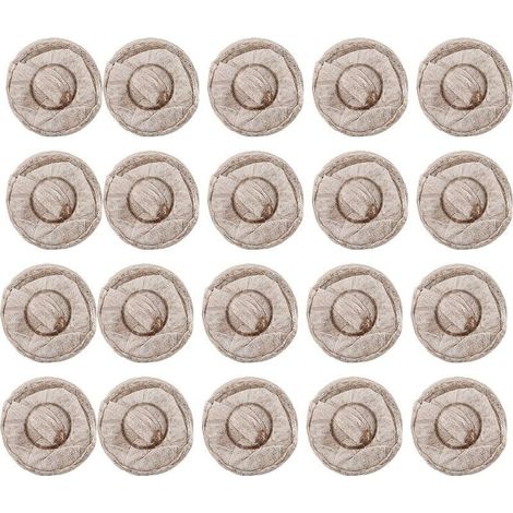 20 pastilles de tourbe de 30 mm pour semis, blocs de terreau, pour la transplantation et la culture de fleurs et légumes au jardin (1/5)