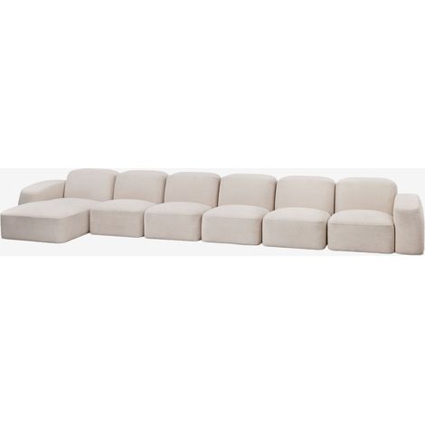 Sofá modular chaise longue izquierdo de 6 piezas Bastian SKLUM (1/5)