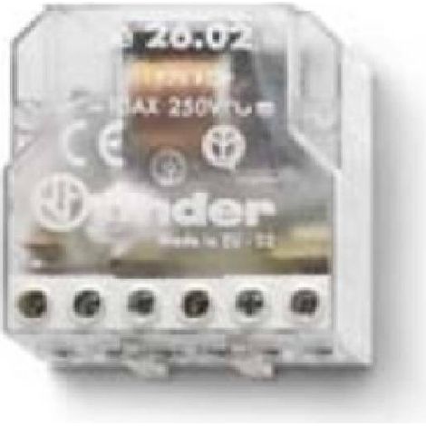 Finder rele' interruttore bipolare 12v 2 no 260280120000